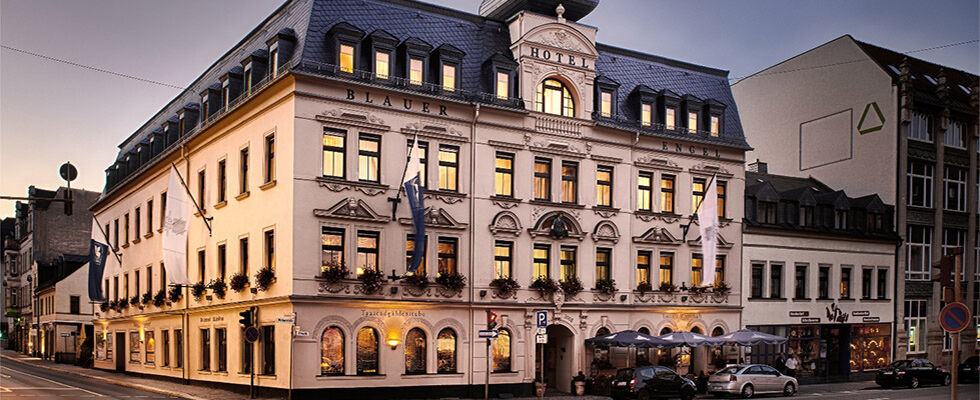 Hotel Blauer Engel Aue  Exteriör bild